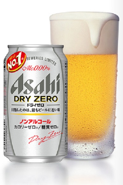 日本品牌Asahi推出的零酒精啤酒於日本受大家歡迎（圖／Asahi）