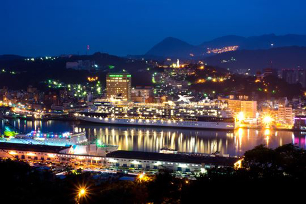 虎仔山夜景 (圖／基隆市政府)