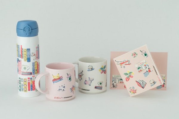 日本星巴克首次與英國皇室愛用品牌Cath Kidston合作。(圖 / スターバックス コーヒー ジャパン 株式会社)