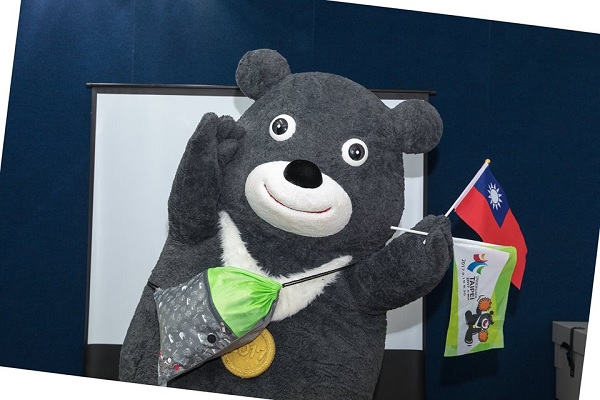 世大運吉祥物熊讚陪伴大家整個世大運期間成為台灣高人氣最佳代言人（圖／熊讚Bravo）
