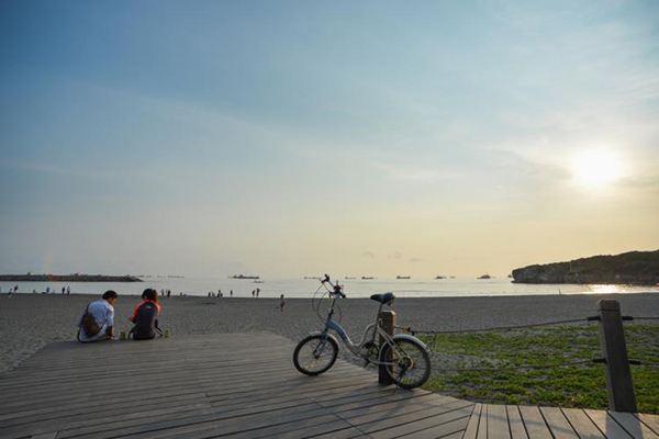 旗津海水浴場 (圖／高雄市政府)