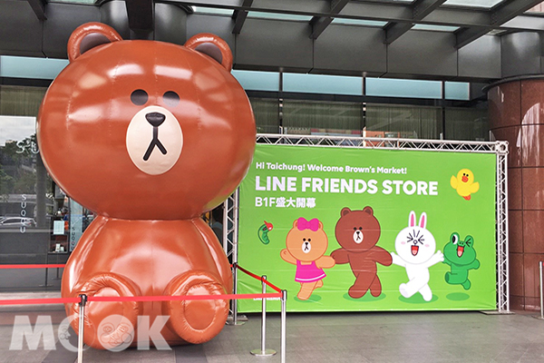 進軍中台灣！LINE FRIENDS Store開幕熊大坐鎮