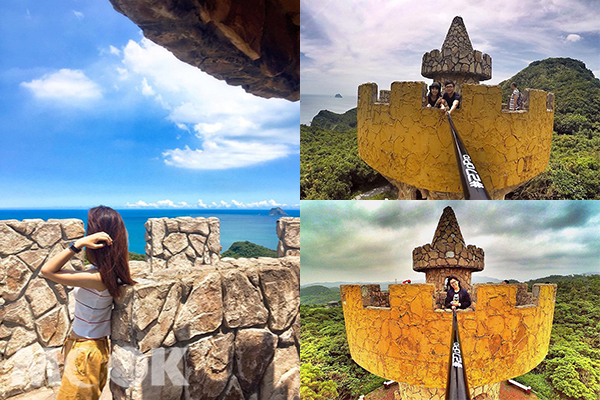 情人湖公園的歐風城堡觀景台 (圖片提供／左：chieh.sylvia、右上：derw106、右下：yiwenhsu_0630)