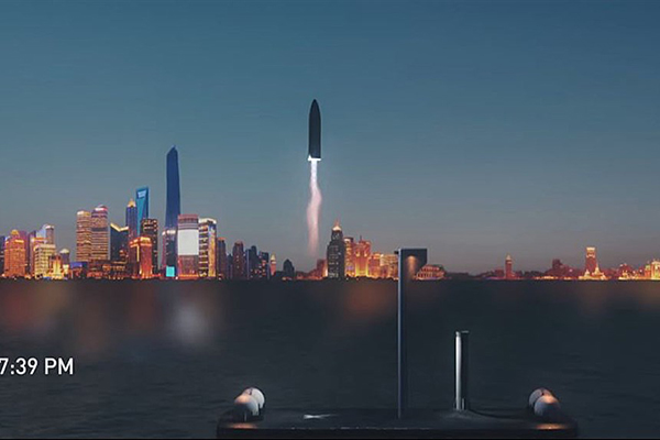 馬斯克計畫在未來半年至一年內開始建造大型的載客火箭 (圖／SpaceX)