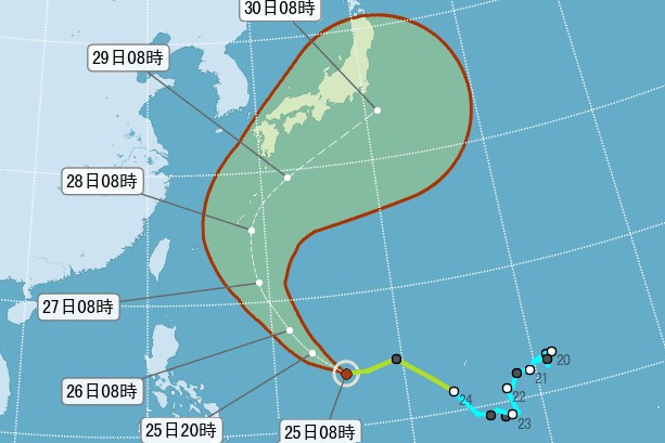 22號颱風蘇拉成形   靠近台灣遠近成影響關鍵