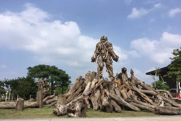 桃園國際漂流木藝術節 - 生命的意象 (圖／桃園有藝思)