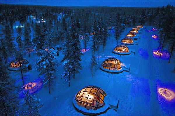 卡克斯勞塔寧阿克蒂克度假酒店 (圖／Kakslauttanen Arctic Resort)