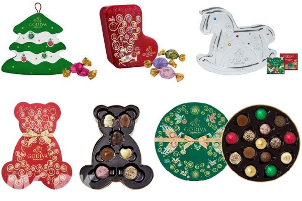 GODIVA推出多款造型可愛的聖誕禮盒，讓大家送禮沒煩惱（圖／GODIVA）
