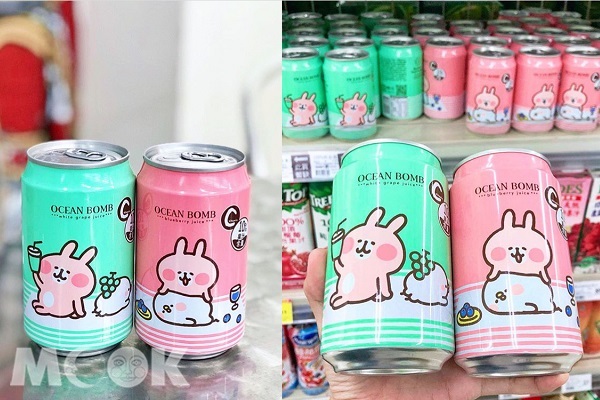 人氣王卡娜赫拉小動物搬上罐裝飲料包裝形成搶購風潮（圖片提供／yunwen.chen）