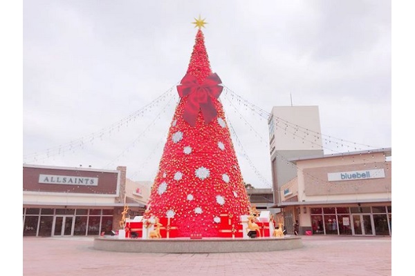 華泰名店城的巨型聖誕樹讓大家感受聖誕氣氛（圖／華泰名店城）