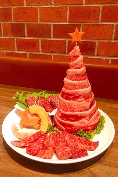 乾杯燒肉「燒肉聖誕樹」 (圖／乾杯集團)