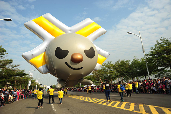 「OPEN!大氣球遊行」亞洲唯一的大氣球遊行 (圖／高雄市政府)