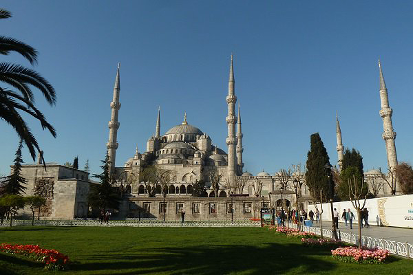 土耳其知名景點藍色清真寺 (圖／金展旅行社)
