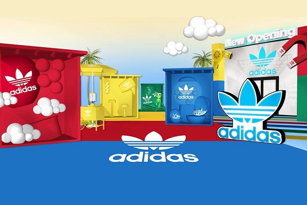 知名運動品牌adidas以四大經典顏色為主題打造「adicolor.彩色基地」巡迴展覽（圖／adidas）