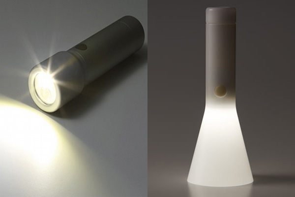 LED手電筒損壞率低，不用擔心使用時燈泡容易壞掉的困擾 (圖／無印良品)