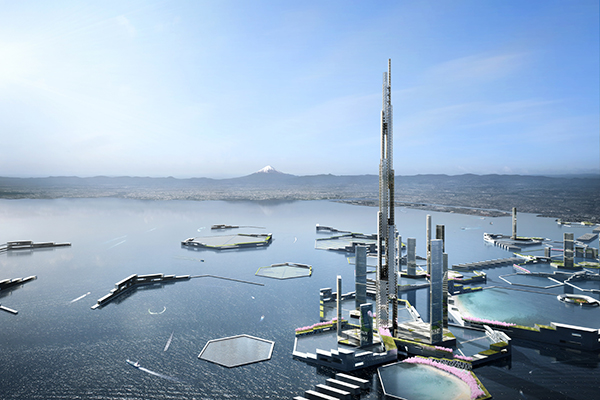 知名建築事務所提出「未來東京」（Next Tokyo）計畫 (圖／Kohn Pedersen Fox Associates)