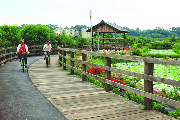 湖濱公園 (圖／桃園市政府)