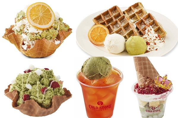 Cold Stone近期推出「極濃抹茶系列」新品，利用雙倍極濃的抹茶冰淇淋配合各種創意風味搭配，打造夏日必吃的消暑聖品。（圖／Cold Stone）