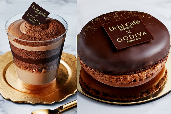 日本超商LAWSON再度與巧克力名品大牌GODIVA合作，推出兩款數量限定甜點。（圖／LAWSON）