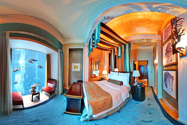 七星級亞特蘭蒂斯渡假酒店海底套房 (圖／Atlantisthe Palm)