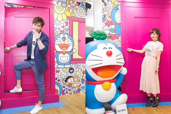 日本知名平價服飾品牌 UNIQLO與現代藝術巨匠「村上隆」和人氣卡通明星「哆啦A夢」合作，打造全新服飾外更建立快閃打卡點。（圖／Uniqlo Taiwan）