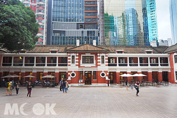 大館殖民風格總部大樓紅磚牆