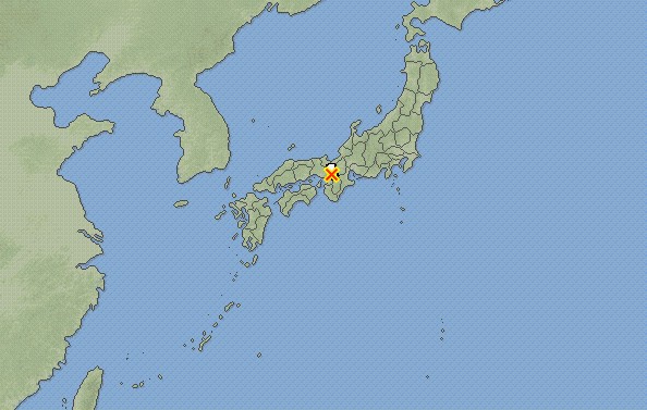 6.1規模的強震6月18日發生在大阪北部。(圖／日本氣象廳)