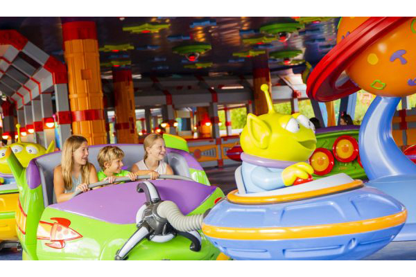 Alien Swirling Saucers