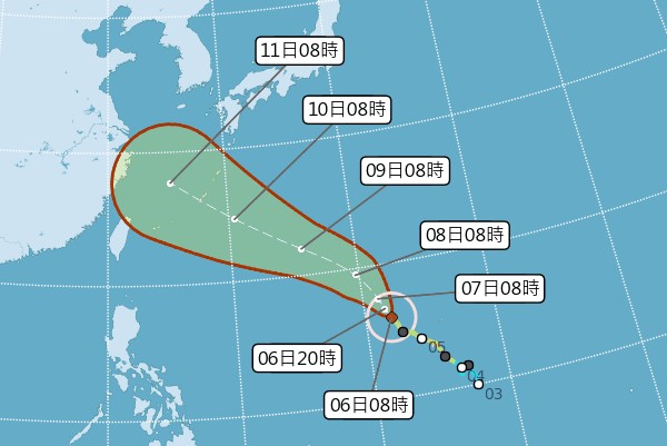 瑪莉亞快速增強恐成超級颱風！週二靠近台灣