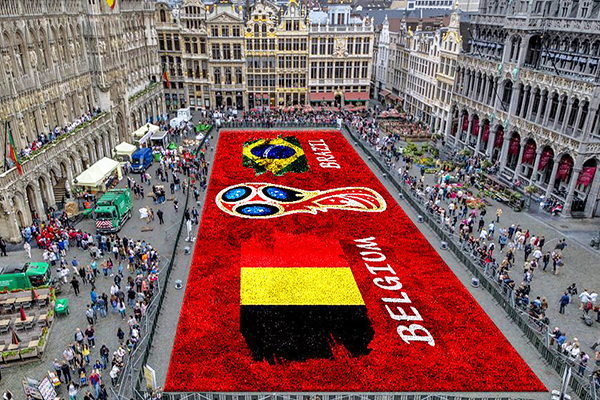 布魯塞爾花毯節每兩年舉辦一次 (圖／Flower Carpet，以下同)