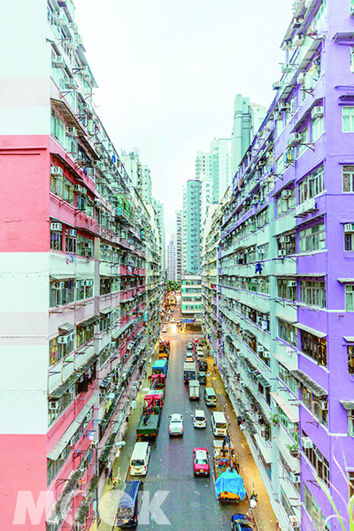 香港庶民街宅風景-旺角甘霖街