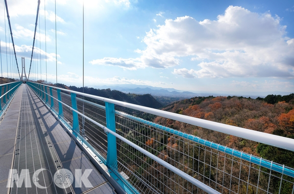 「箱根西麓三島大吊橋（三島Sky-Walk）」為日本第一長的步行者專用吊橋，旅客從吊橋就可遠眺富士山景致。