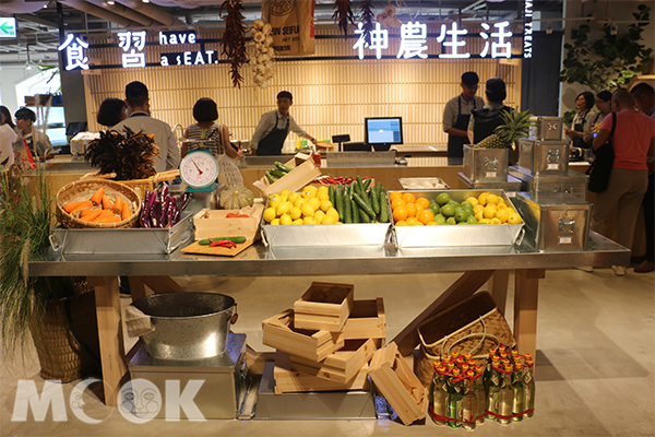 神農生活以食物與食材雙向還原的概念讓顧客能把餐點食材也帶回家 
(圖／MOOK景點家廖維仁)