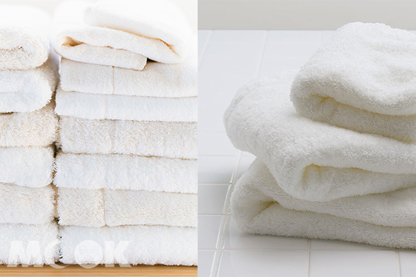 旅者可依使用習慣選擇不同厚度的有機棉毛巾