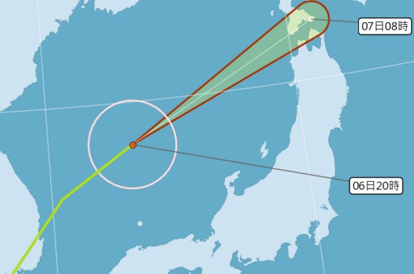 康芮撲北海道！ 國慶日部分地區下雨　