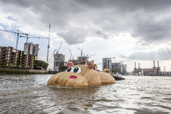 為慶祝泰晤士河Totally Thames Festival 的泰唔士河馬。