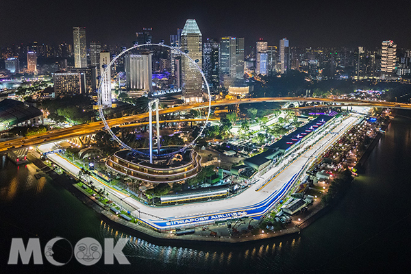 位於新加坡的F1一級方程式賽車場。 (圖／F1)