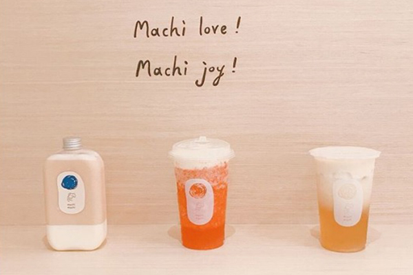 麥吉machi以充滿特色的品牌視覺設計和獨創的奶酪奶茶飲品在IG上走紅(圖／麥吉machi)