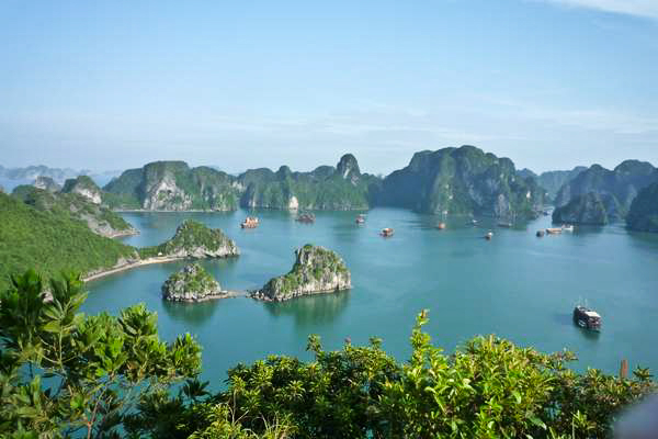 越南美景下龍灣是世界聯合國認定的世界遺產。 （圖／墨刻編輯部）