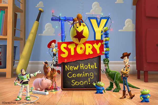 東京迪士尼宣布開發玩具總動員主題飯店(圖／東京ディズニーリゾート，以下同)