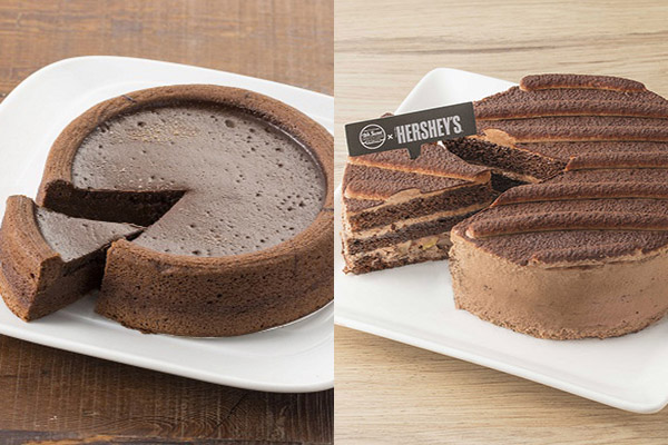 「濃情雙重巧克力燒」與新品「經典巧克力蛋糕」。