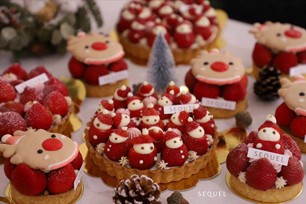 Sequel Dessert 晞果甜點推出一系列的草莓聖誕節甜點(圖／Sequel Dessert 晞果甜點)