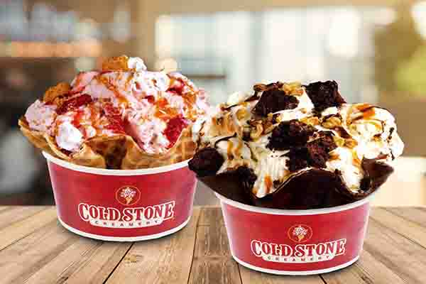 Cold Stone推出新品優惠第二杯20元、跨年優惠第二杯50元。