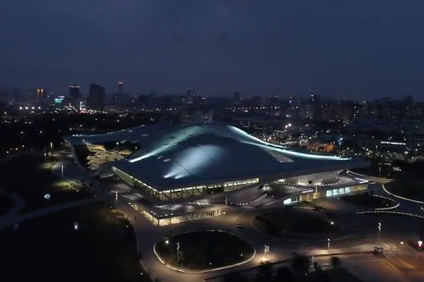 全球最大單一屋頂劇院。(圖／衛武營國家藝術中心)