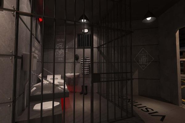 模擬遊戲內的監獄實境。