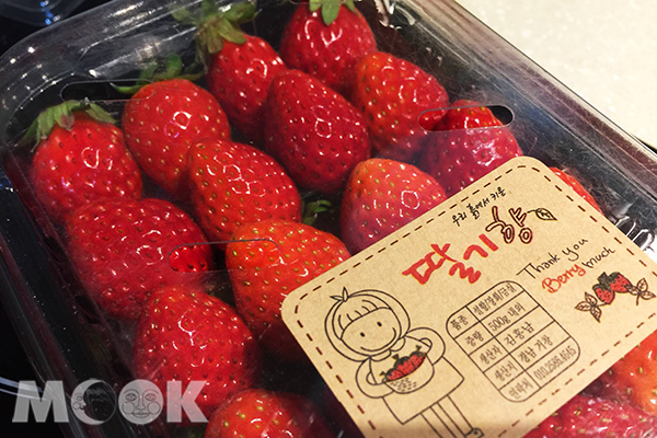 冬日遊韓必吃草莓。