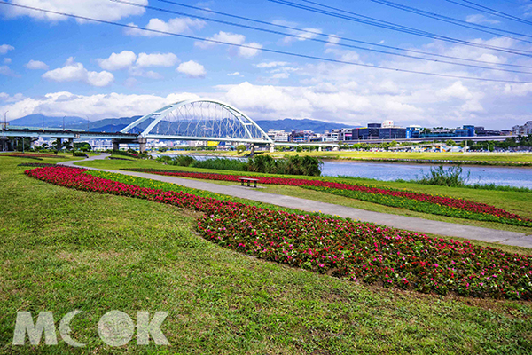 觀山河濱公園花海(圖／台北市政府，以下同)