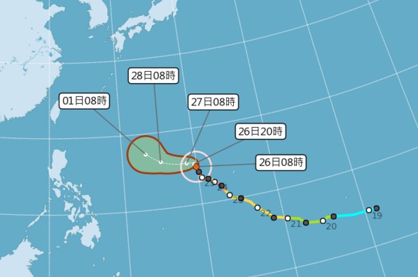 蝴蝶轉中颱再轉強颱！二二八連假天氣先看