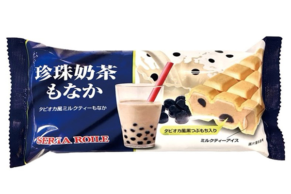 日本SERIA ROILE結合台灣特色推出「珍珠奶茶雪糕」(圖／SERIA ROILE)