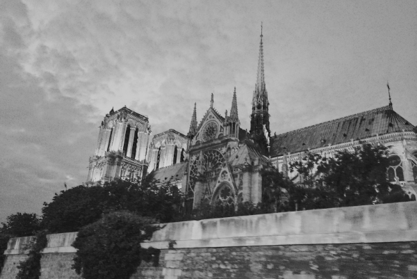 從塞納河上與巴黎聖母院對望。 (圖／murphybj4)